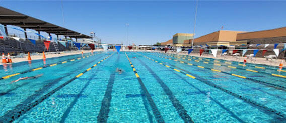 Skyline Aquatic Center from the sky